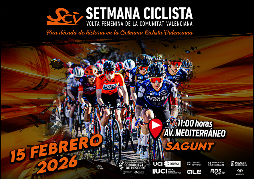 La 4ª etapa de la Vuelta Ciclista Femenina CV sale desde Puerto de Sagunto este próximo domingo 15 de febrero 