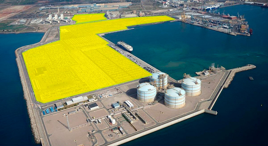 El Consistorio respalda ubicar la macroplanta fotovoltaica en el puerto marítimo de Sagunto