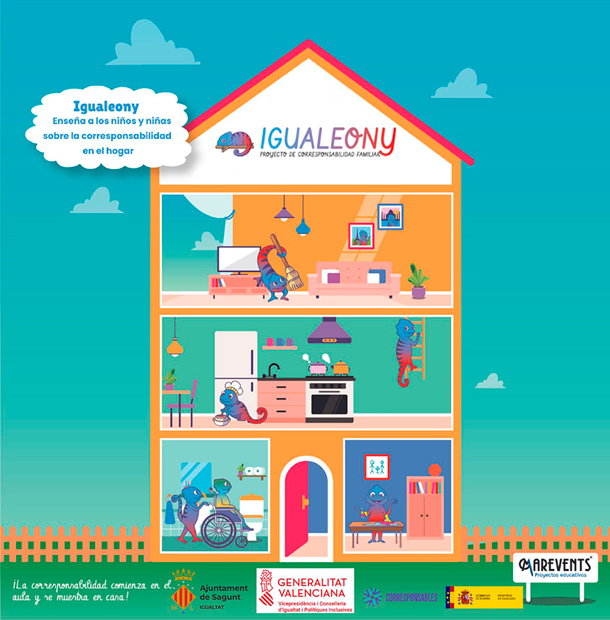 Igualdad colabora en un proyecto educativo para concienciar sobre la corresponsabilidad en el hogar